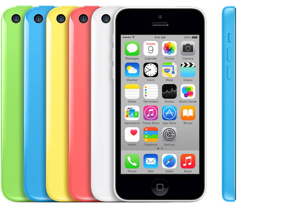 iPhone 5c colors