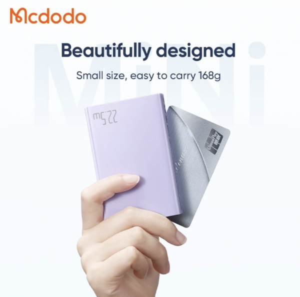 پاوربانک مک‌دودو 10,000mAh 22.5W مدل Mc-2490