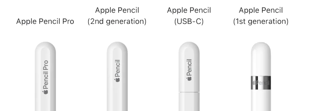 مقایسه و تفاوت قلم‌های اپل