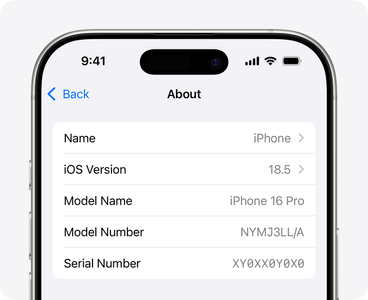 IMEI و سریال آیفون