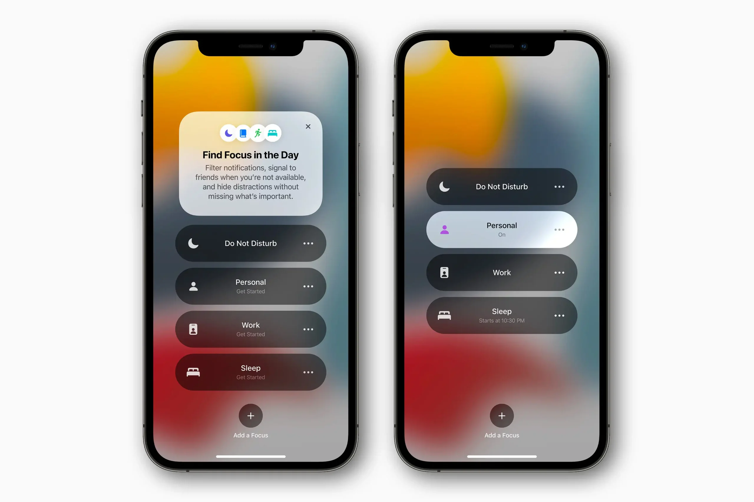 حالت‌های مختلف قابلیت فوکوس در آیفون
