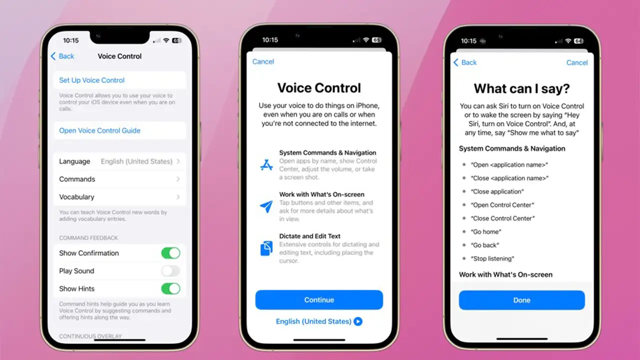 نحوه فعال‌سازی قابلیت voice control اپل در iOS